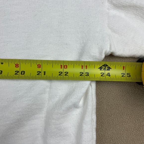 Vintage Adidas Sweater Mens Medium 80s Logo Pullover White Sports Graphic - Picture 11 of 11